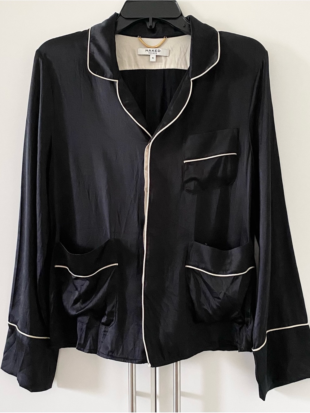 Naked Cashmere Silk Pajama Blouse Top